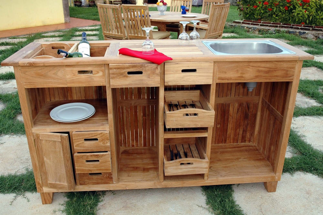 Anderson Teak Safari Bar Table : TB-6620BT