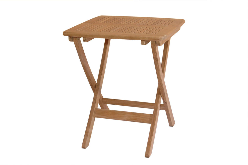 Anderson Teak Windsor 24" Square Picnic Folding Table : TBF-024S