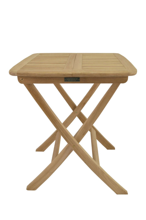 Anderson Teak Windsor 24" Square Picnic Folding Table : TBF-024S