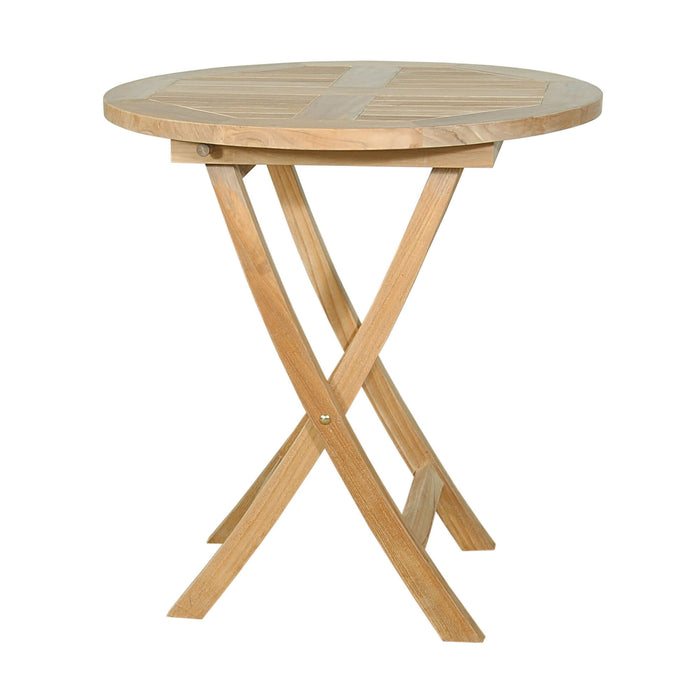 Anderson Teak Bahama 27" Round Bistro Folding Table : TBF-027R