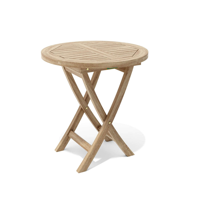 Anderson Teak Bahama 27" Round Bistro Folding Table : TBF-027R