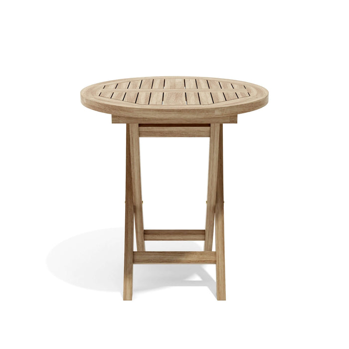 Anderson Teak Bahama 27" Round Bistro Folding Table : TBF-027R