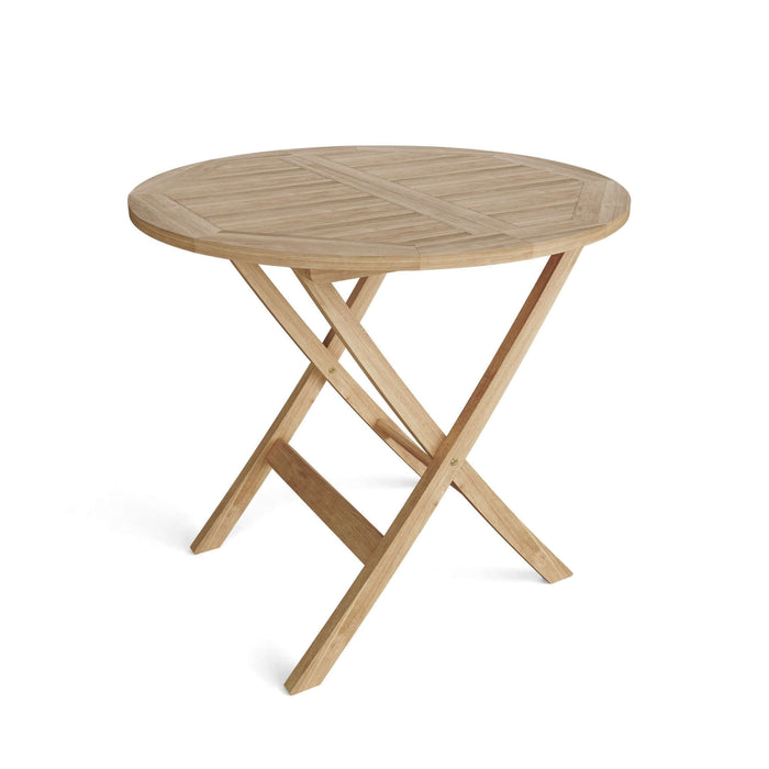 Anderson Teak Windsor 31" Round Picnic Folding Table : TBF-031R