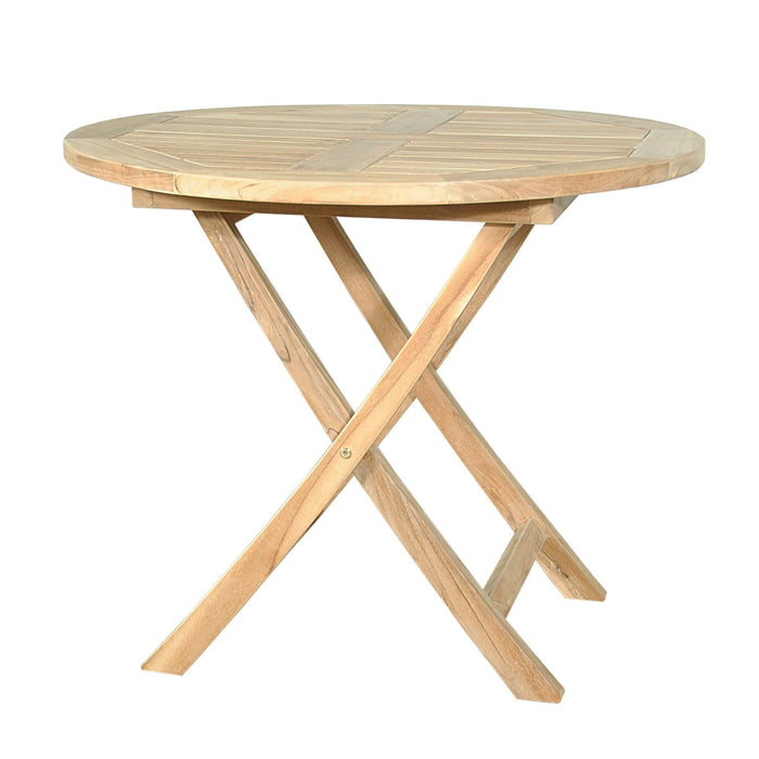 Anderson Teak Bahama 35" Round Bistro Folding Table : TBF-035R