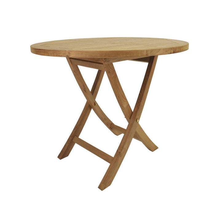 Anderson Teak Bahama 35" Round Bistro Folding Table : TBF-035R