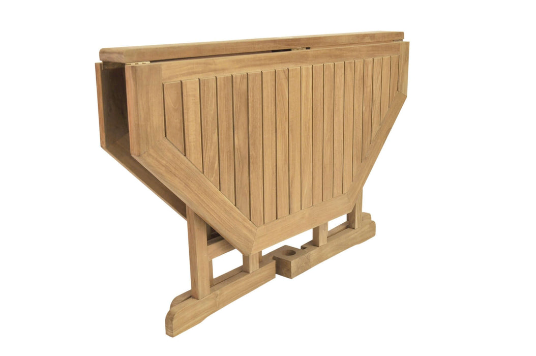 Anderson Teak Butterfly 47" Octagonal Folding Table : TBF-120BO