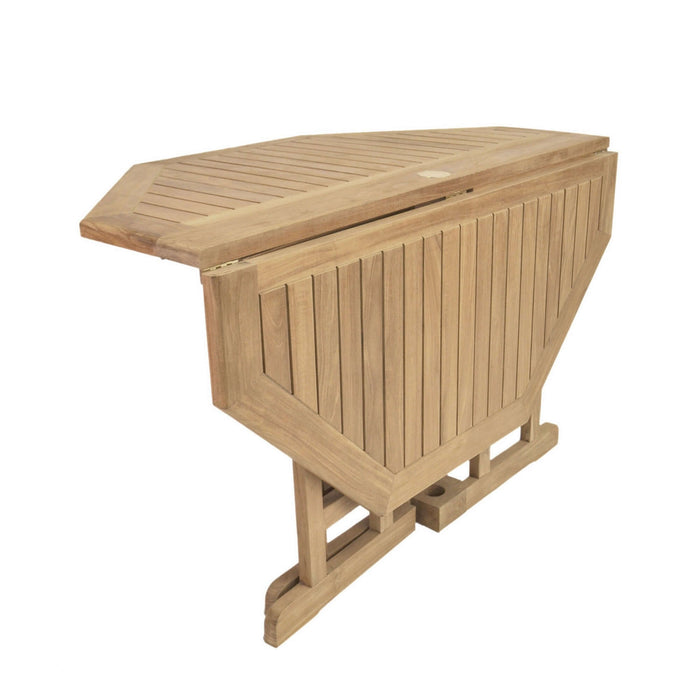 Anderson Teak Butterfly 47" Octagonal Folding Table : TBF-120BO