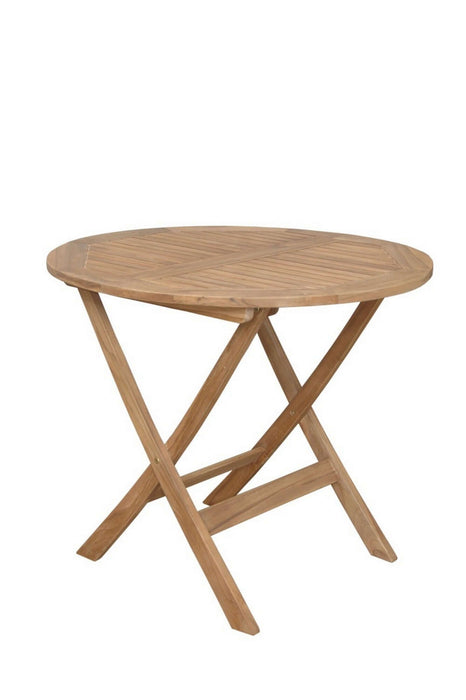 Anderson Teak Chester 32" Round Folding Picnic Table : TBF-8128R