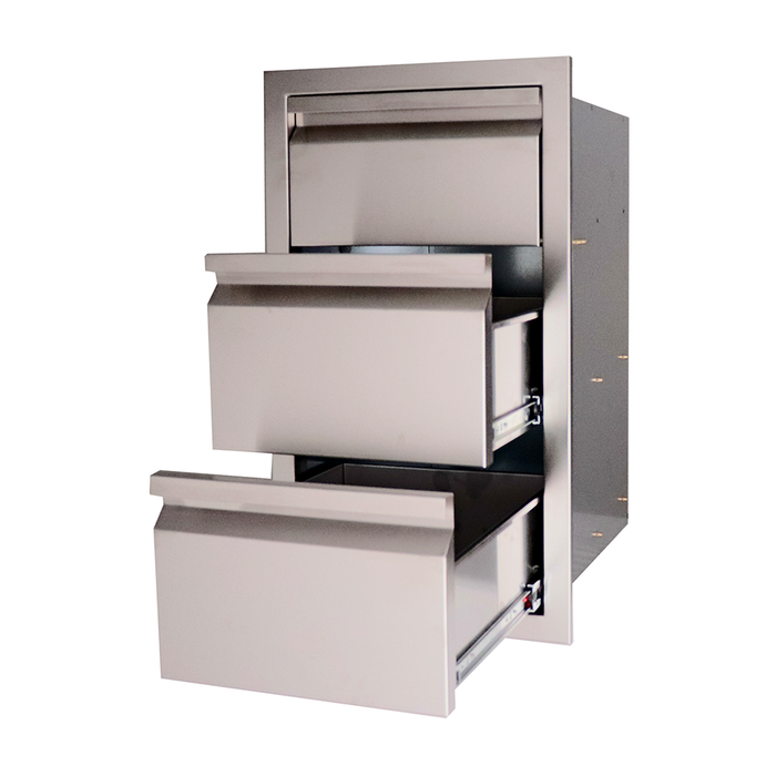 RCS Grills RCS Grills Double Drawer & Paper Towel Holder - VTHC1