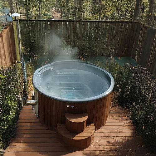 SaunaLife S4  6-Person Wood-Burning Hot Tub