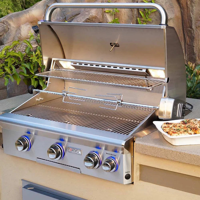 American Outdoor Grill 24" Portable Grill With Rotisserie & Interior Lights  AOG24PCL