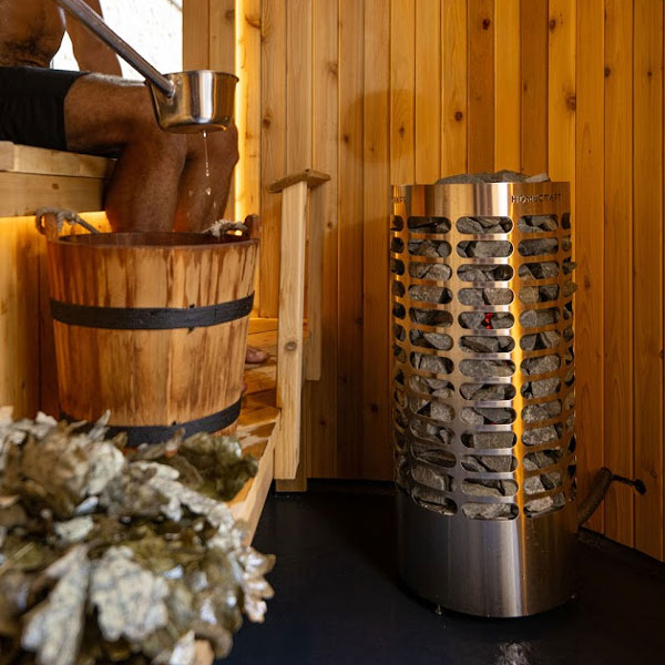 Homecraft Apex Mini Electric Sauna Heater Package