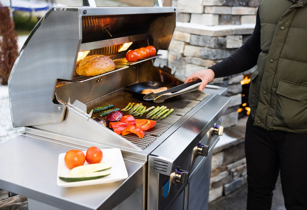 American Made Grills Atlas 36" Built-In Gas Grill with Briquettes : ATS36-B