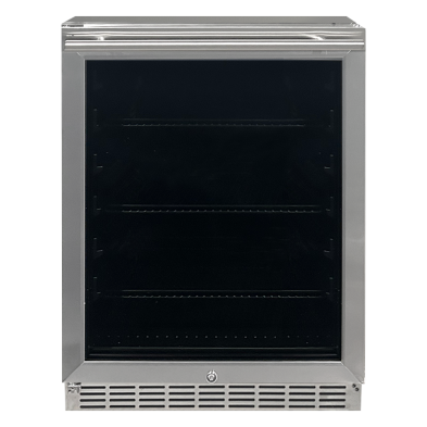 RCS Grills Outdoor Rated Glass Door Refrigerator - REFR2D
