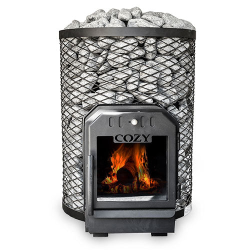 Cozy Heat O Through-Wall Wood-Burning Sauna Stove