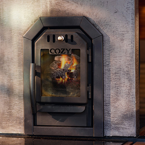 Cozy Heat O Through-Wall Wood-Burning Sauna Stove