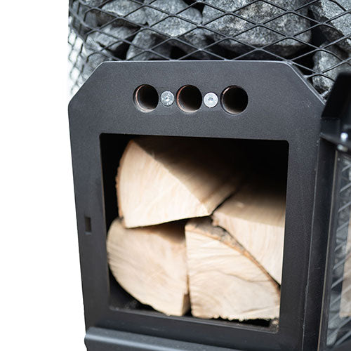 Cozy Heat O Through-Wall Wood-Burning Sauna Stove