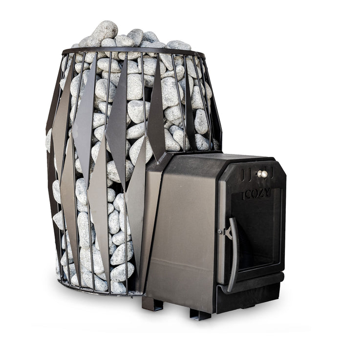 Cozy Heat OG Through-Wall Wood-Burning Sauna Stove