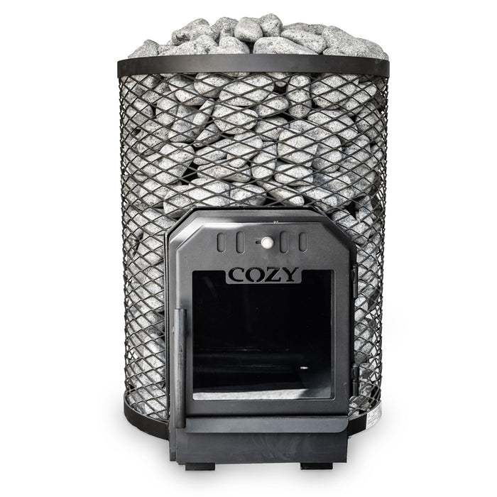 Cozy Heat O Through-Wall Wood-Burning Sauna Stove