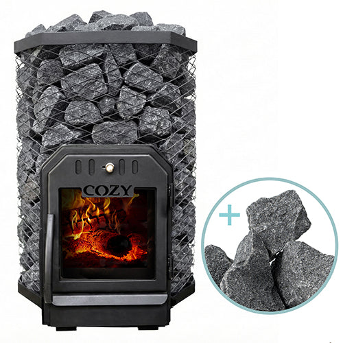Cozy Heat Wood-Burning Sauna Stove Package