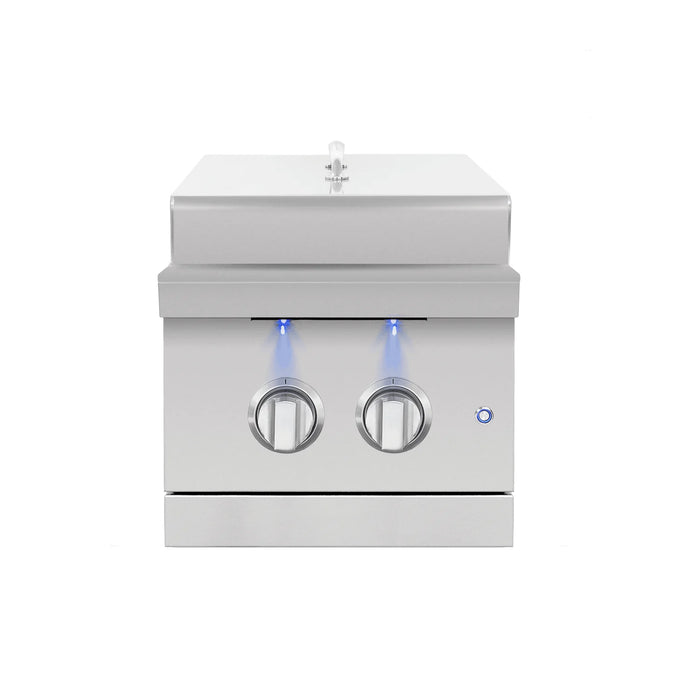 American Made Grills Encore Double Side Burner : ENCSB2