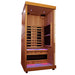 Finnmark FD-1 infrared sauna interior and heater view