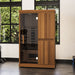 Finnmark FD-2 full-spectrum infrared sauna interior