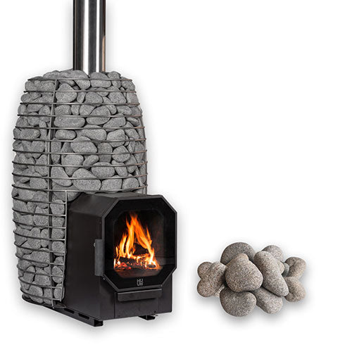 HUUM HIVE Flow Sauna Stove Package with Stones