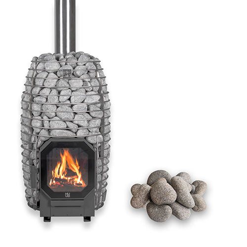 HUUM HIVE Flow Sauna Stove Package with Stones