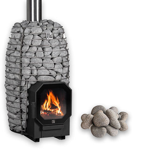 HUUM HIVE Flow Sauna Stove Package with Stones