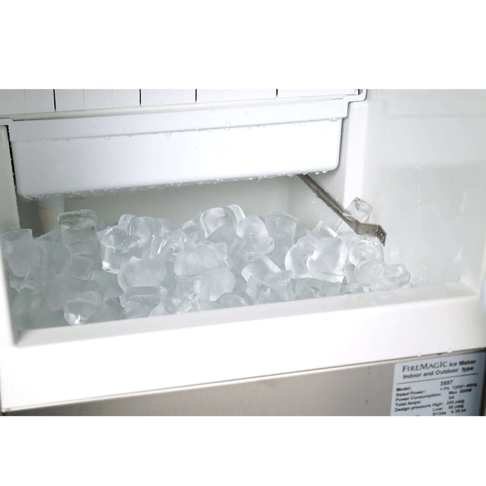 FIRE MAGIC OUTDOOR ICE MAKER, LARGE CAPACITY W/REVERSIBLE DOOR HINGE - 5597