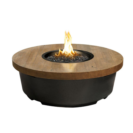 American Fyre Designs Reclaimed Wood Contempo Round Fire Table - product view