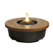 American Fyre Designs Reclaimed Wood Contempo Round Fire Table - product view