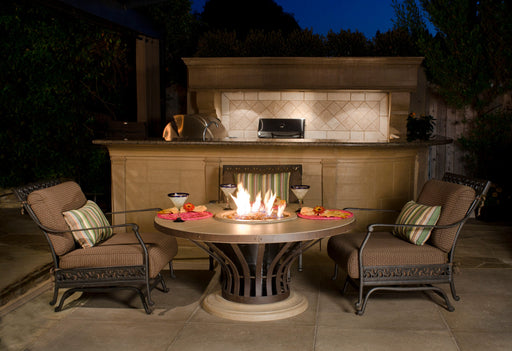 American Fyre Designs Fiesta Fire Table - lifestyle view