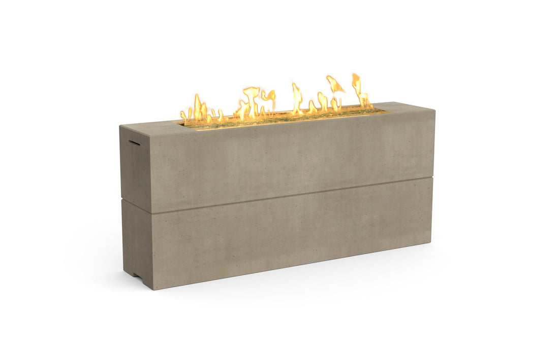 American Fyre Designs Milan Linear – Tall Fire Table - finish view