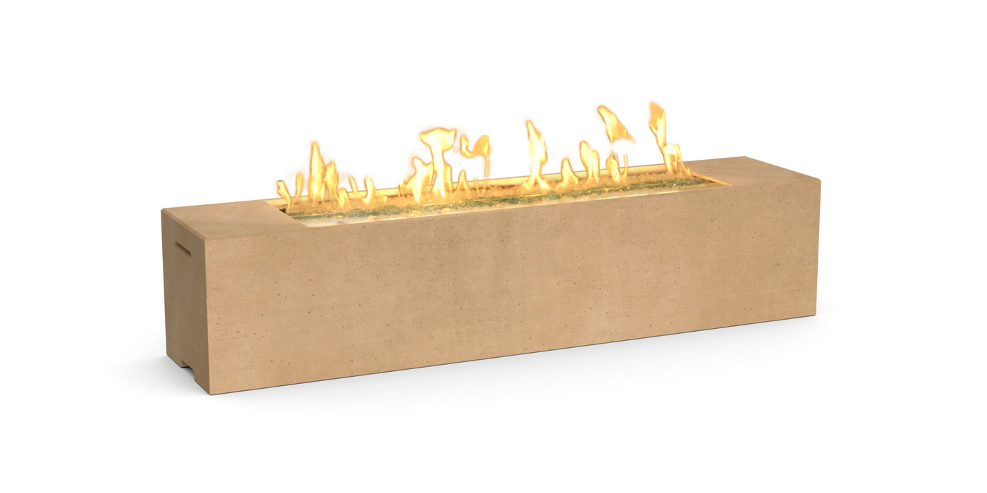 American Fyre Designs Milan Linear – Low Fire Table - finish view