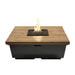 American Fyre Designs Reclaimed Wood Contempo Square Fire Table - product view