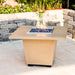 American Fyre Designs Cosmopolitan Square Fire Table - lifestyle view