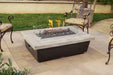 American Fyre Designs Reclaimed Wood Contempo Rectangle Fire Table - lifestyle view