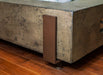 American Fyre Designs Iron Saddle Fire Table - lifestyle view