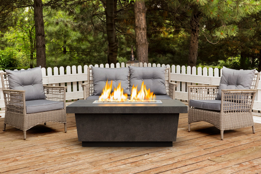American Fyre Designs Contempo LP Select Fire Table - lifestyle view