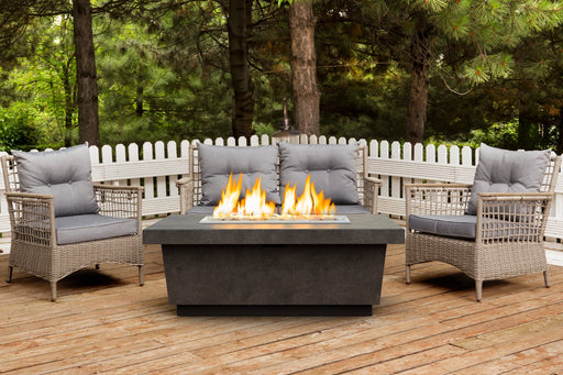 American Fyre Designs Contempo LP Select Fire Table - lifestyle view