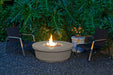 American Fyre Designs Contempo Round Fire Table - lifestyle view