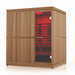 Finnmark FD-5 Trinity XL sauna red-light view