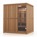 Finnmark FD-5 Trinity XL sauna white-light view